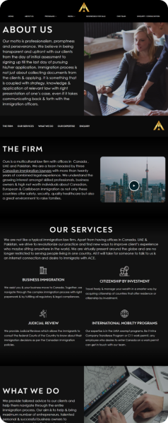 Ace Luxury Immigration Inner Page